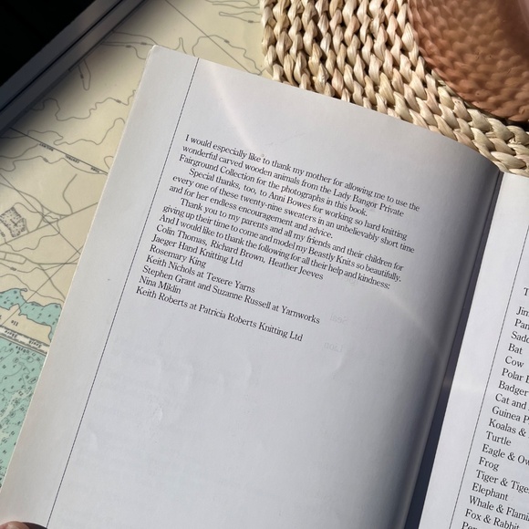 Vintage 1988 Beastly Knits by Lalla Ward - Picture 3 of 9